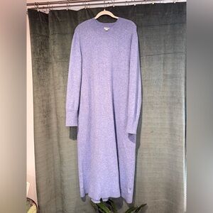 J. Crew Periwinkle Knit Sweater Dress